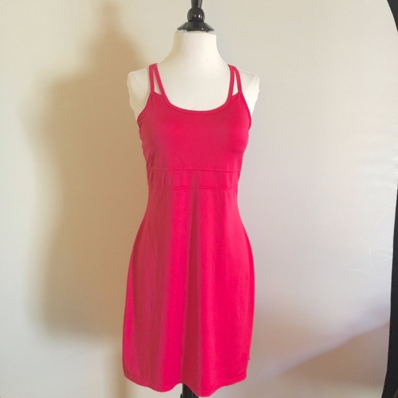 GAIAM Dresses & Skirts - GAIAM Pink Racer Back Yoga Cardio Dress Size S.